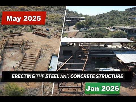 Erecting the Steel and Concrete Structure