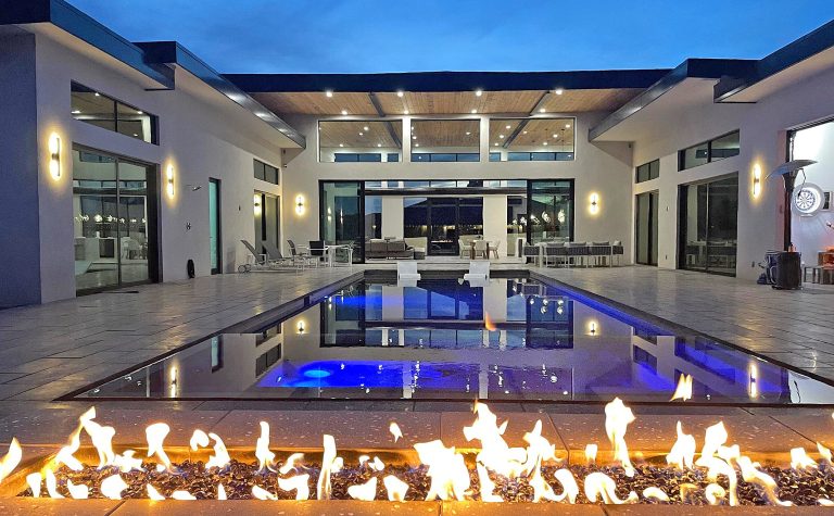 Pool at Luxury Home in Scottsdale